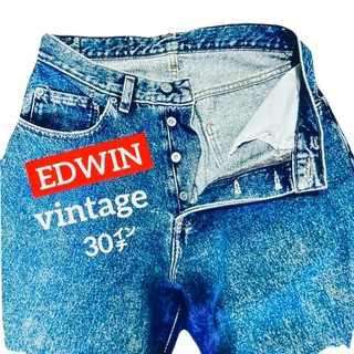 EDWIN - 【EDWIN】ヴィンテージ ボタンフライジーンズXXX   イタリア製  父の日
