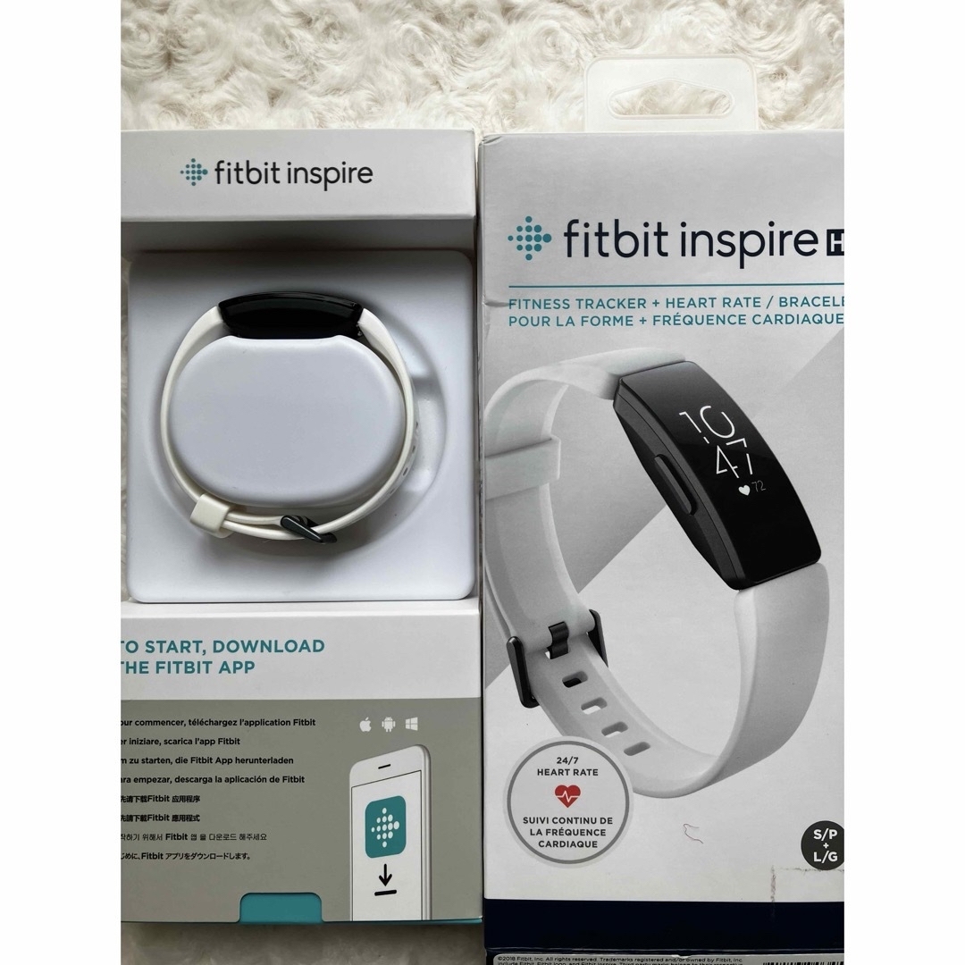 Fitbit INSPIRE HR WHITE スポーツ/アウトドアのスポーツ/アウトドア その他(その他)の商品写真