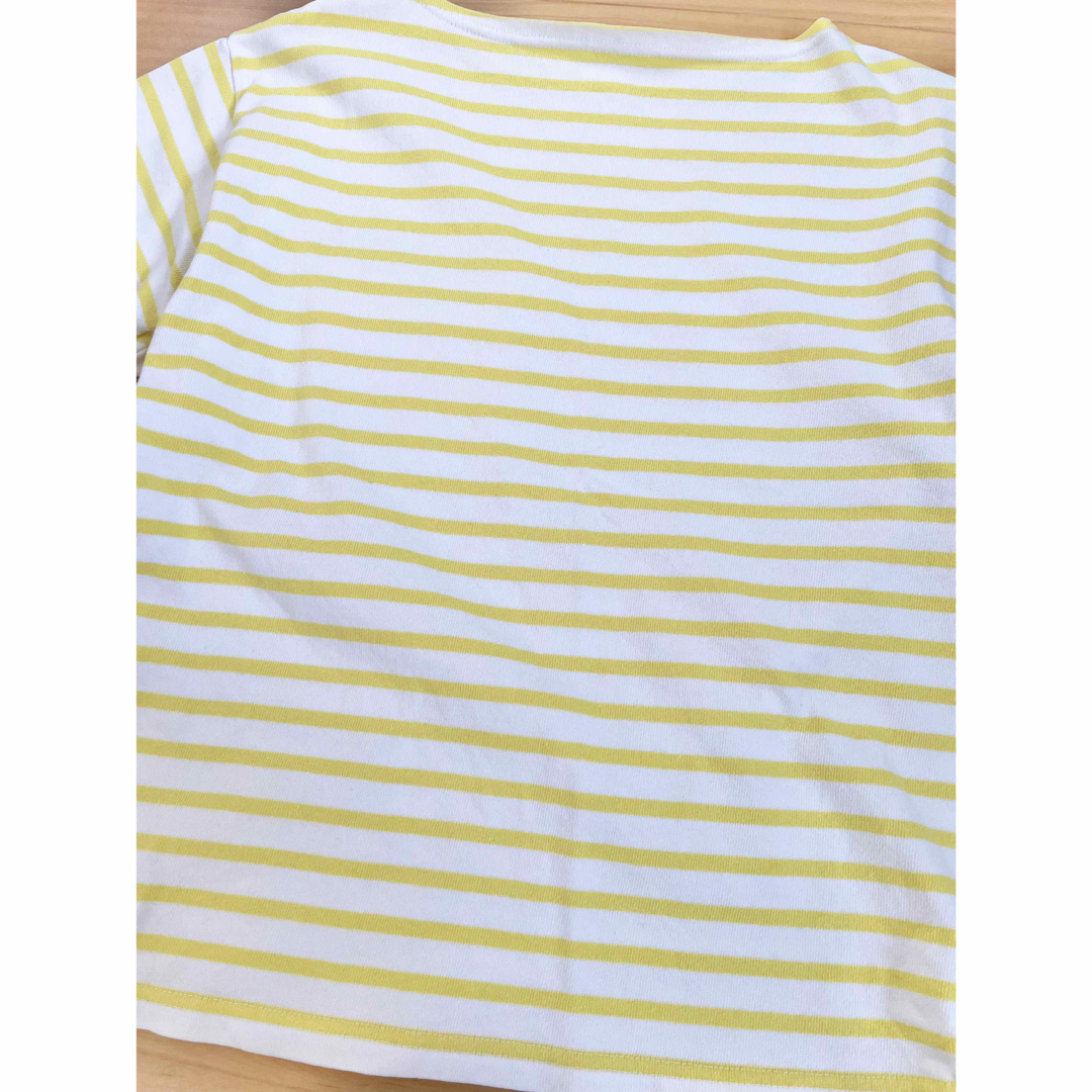 ORCIVAL(オーシバル)の美品　ORCIVAL  バスクシャツ  ボーダー  イエロー　半袖  レディースのトップス(カットソー(半袖/袖なし))の商品写真