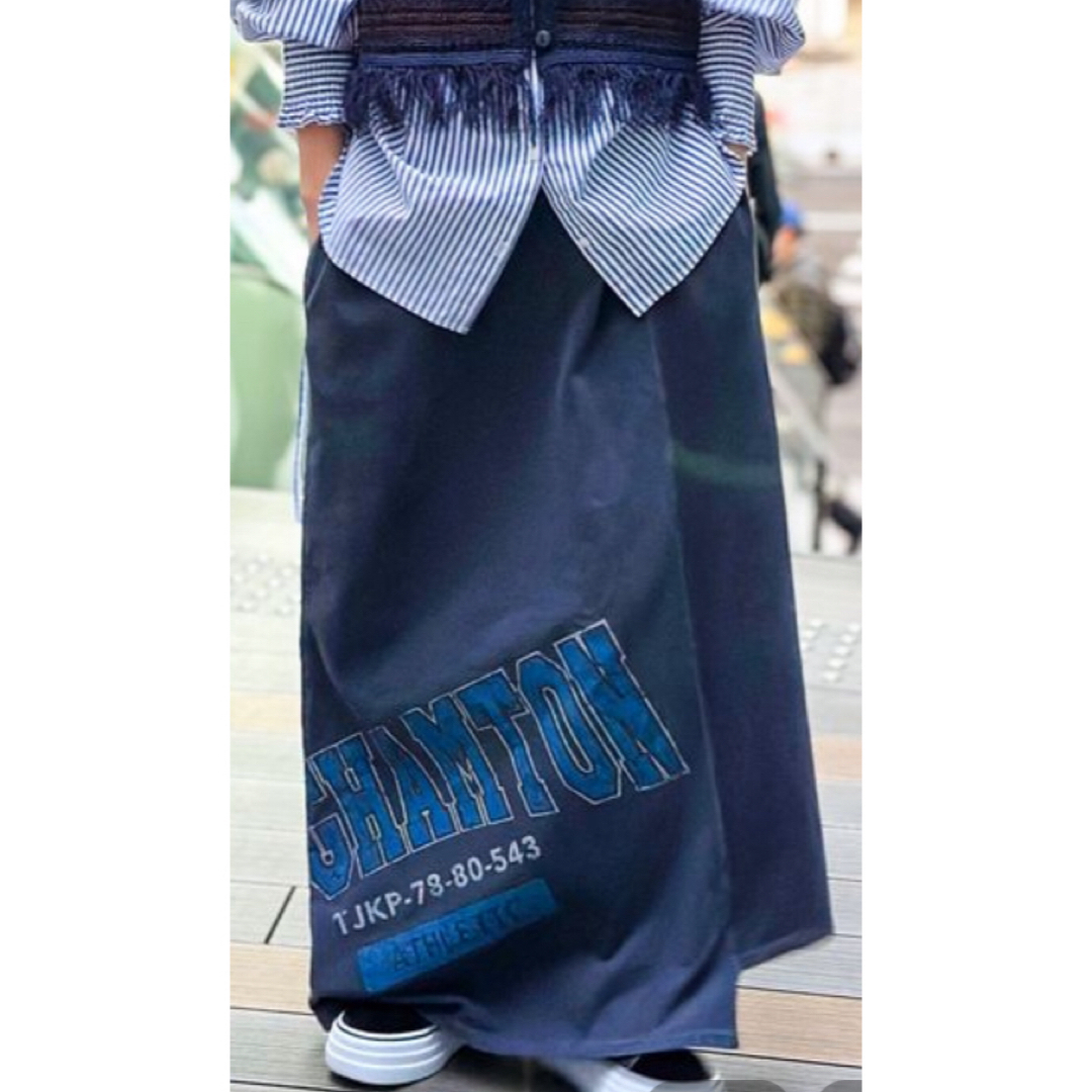 niko and...(ニコアンド)のリメイク風マキシスウェットスカート レディースのスカート(ロングスカート)の商品写真