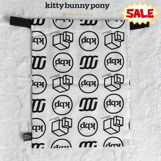 セール中 Kitty bunny pony 巾着袋 ポーチ Mサイズ 韓国 6(その他)