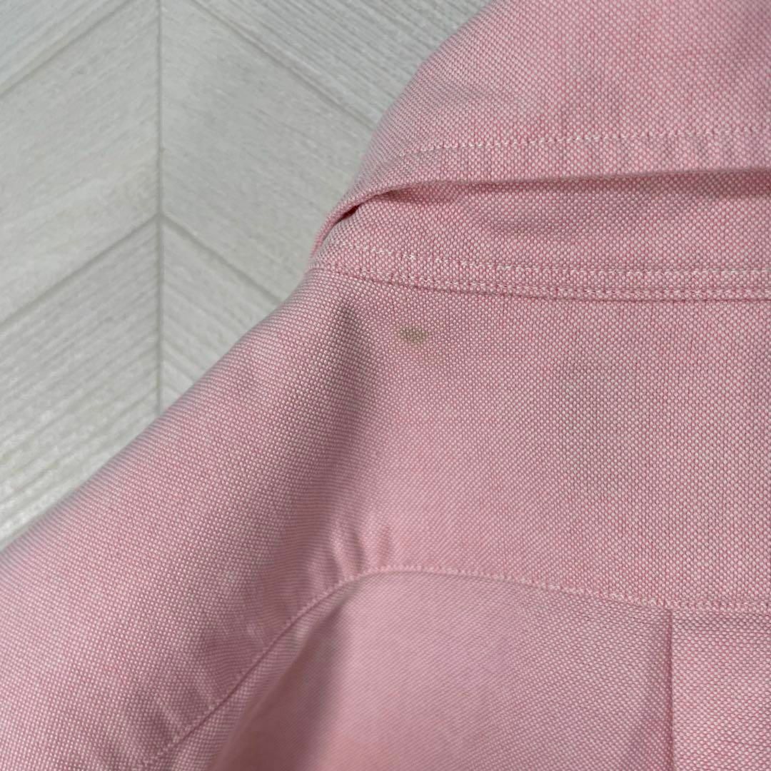 POLO RALPH LAUREN(ポロラルフローレン)のポロ ラルフローレン ボタンダウン シャツ 長袖 刺繍 ポニー ピンク オックス メンズのトップス(シャツ)の商品写真