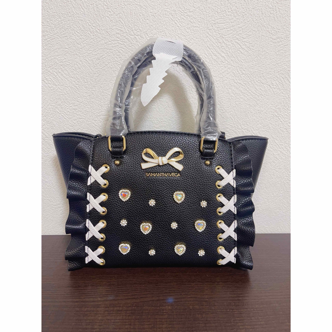 SAMANTHAVEGA 一部店舗限定レースアップハートビジューフラッタ SAMANTHAVEGA 一部店舗限定レースアップハートビジューフラッタ