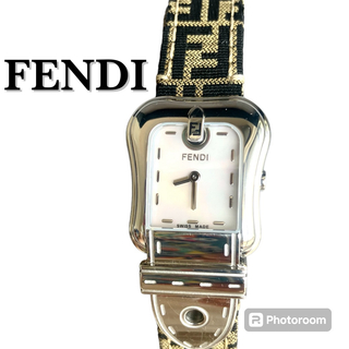 フェンディ(FENDI)のフェンディ FENDI✨腕時計 ズッカ柄 レディース オロロジ 3800L 箱付(腕時計)