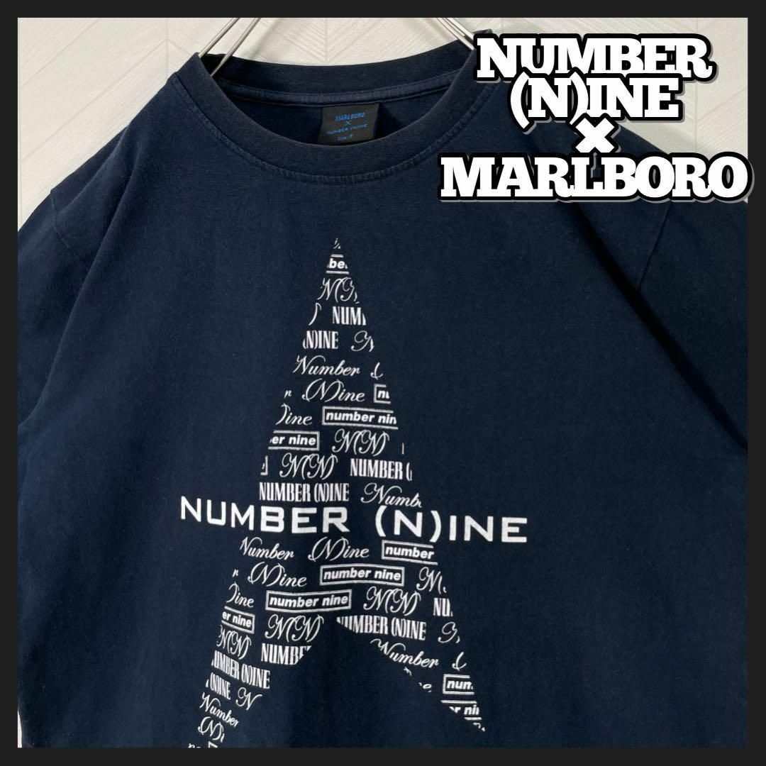 NUMBER (N)INE(ナンバーナイン)の希少 NUMBER (N)INE × MARLBORO コラボ Tシャツ 半袖 メンズのトップス(Tシャツ/カットソー(半袖/袖なし))の商品写真