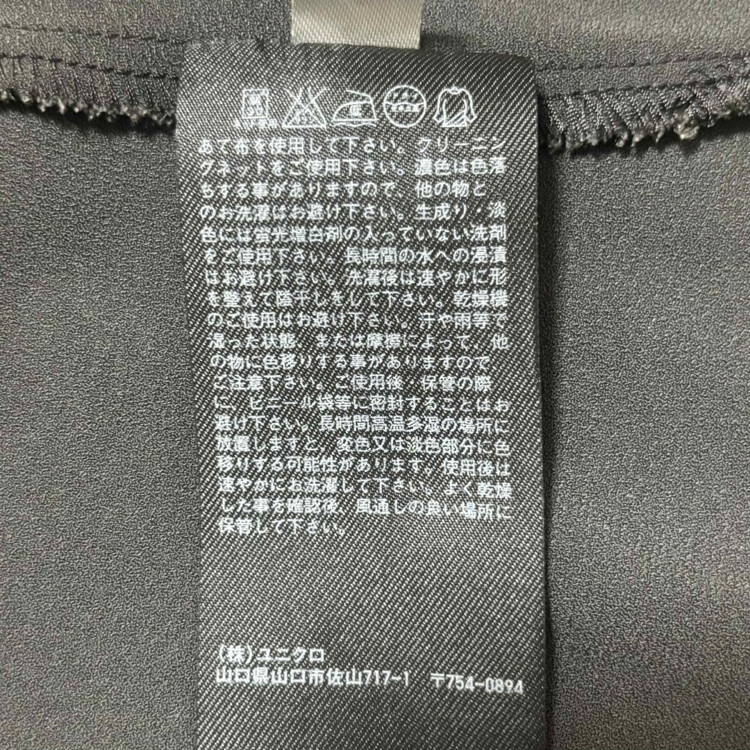 UNIQLO(ユニクロ)のユニクロ　ワンピース　グレーM レディースのワンピース(ひざ丈ワンピース)の商品写真