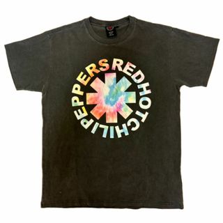 2024 東京限定 RED HOT CHILIPEPPERS The Unlimited Love Tour Tie Dye Logo Japan Flag Black-Tシャツ M(Tシャツ/カットソー(半袖/袖なし))