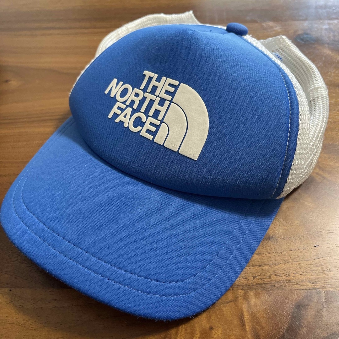 THE NORTH FACE(ザノースフェイス)のノースフェイス　キッズKL キャップ　帽子　青×白 キッズ/ベビー/マタニティのこども用ファッション小物(帽子)の商品写真