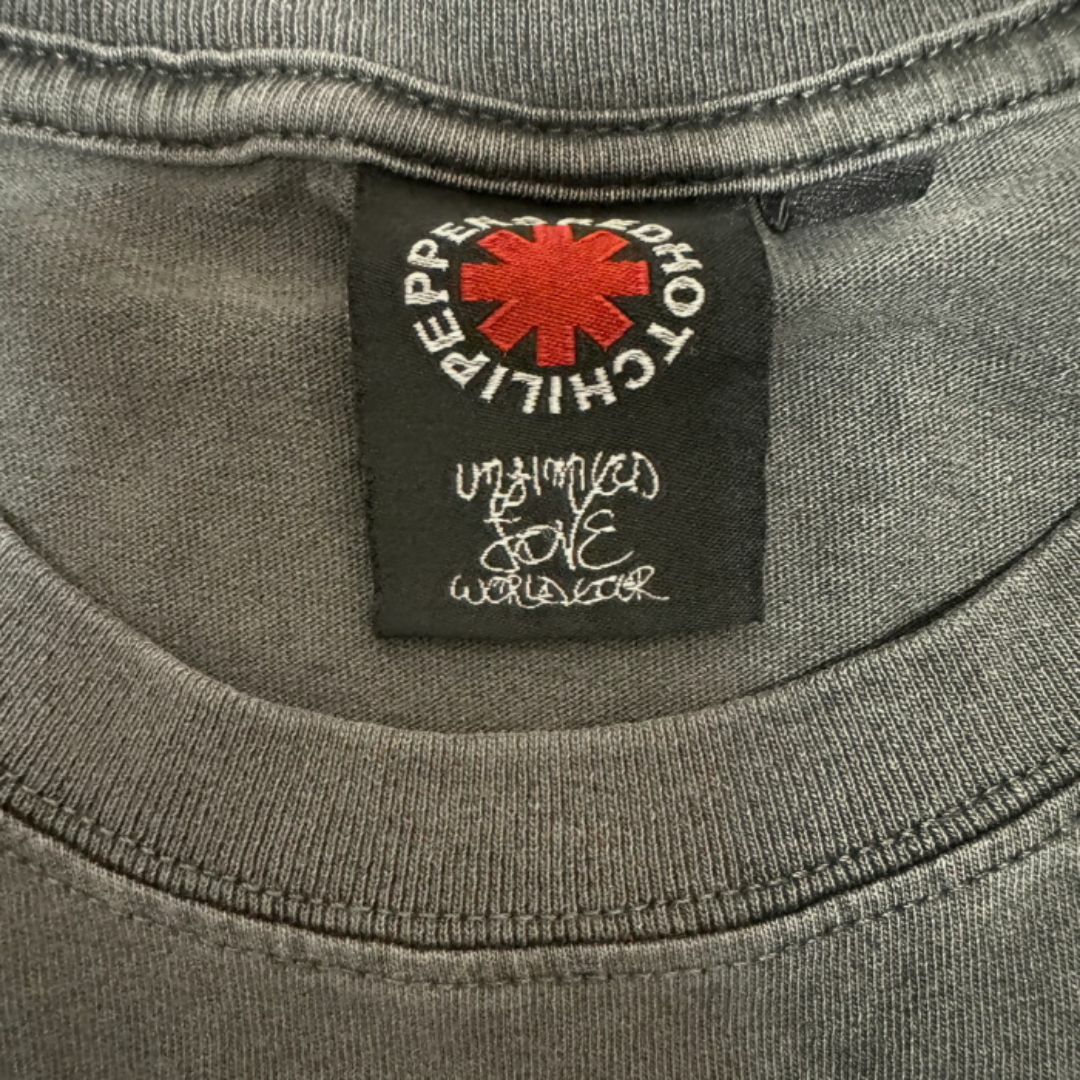 2024 東京限定 RED HOT CHILIPEPPERS The Unlimited Love Tour Tie Dye Logo Japan Flag Black-Tシャツ S メンズのトップス(Tシャツ/カットソー(半袖/袖なし))の商品写真