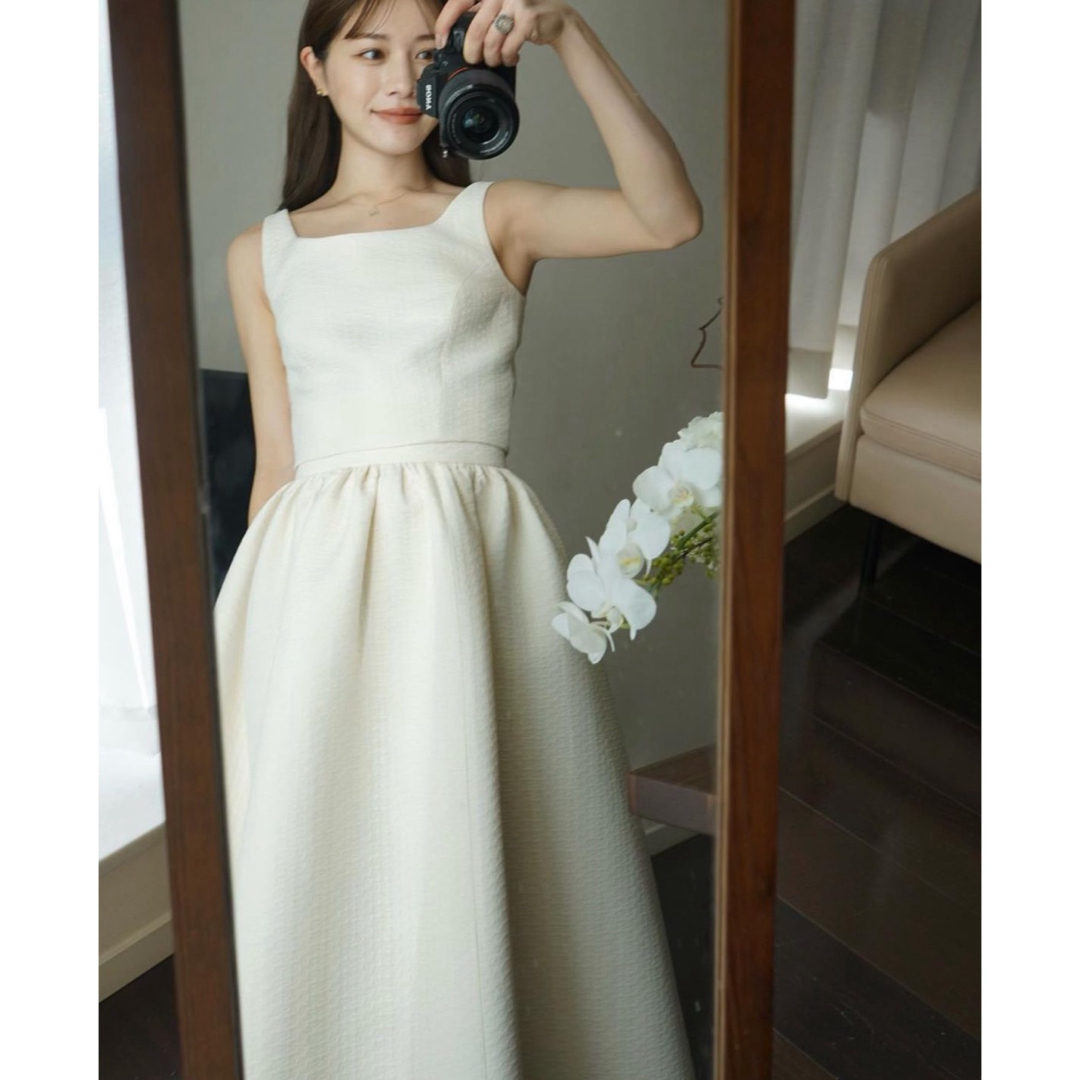 ánuans(アニュアンス)のLaubeblanc 3way Jacquard dress size S レディースのワンピース(その他)の商品写真