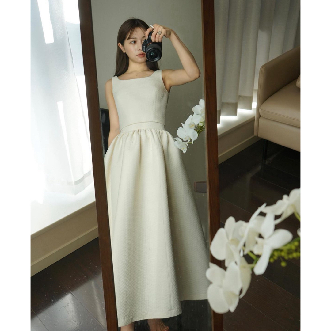 ánuans(アニュアンス)のLaubeblanc 3way Jacquard dress size S レディースのワンピース(その他)の商品写真