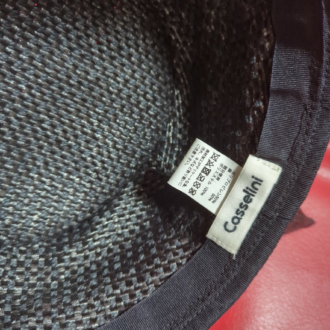 キャセリーニ プリーツハット レディースの帽子(麦わら帽子/ストローハット)の商品写真
