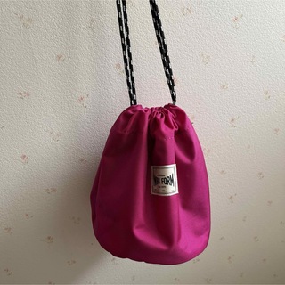 STUDIO CLIP - スタディオクリップ　巾着バッグ　ナイロン　ピンク