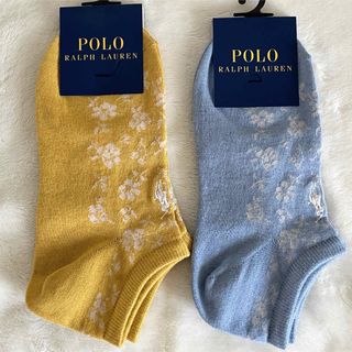 ポロラルフローレン(POLO RALPH LAUREN)の【新品】POLO ラルフローレン レディース靴下 2足セット(ソックス)