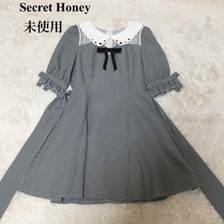 Secret Honey - 【未使用】シークレットハニー　ワンピース　ギンガムチェック　トランプ　リボン