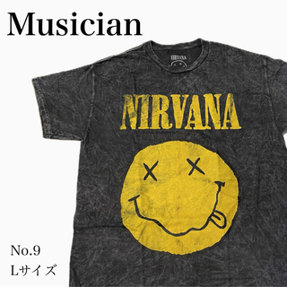 MUSIC TEE - 【新品】ニルヴァーナ　NIRVANA メンズTシャツLサイズ　USA入荷