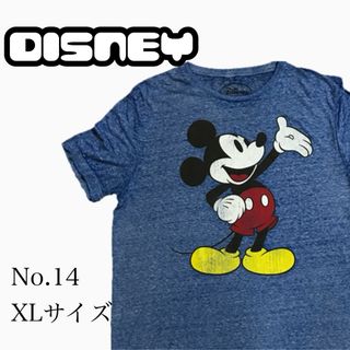 ディズニー(Disney)の【新品】ディズニーTシャツ　メンズXL ミッキーマウス　USA輸入　No.14(Tシャツ/カットソー(半袖/袖なし))