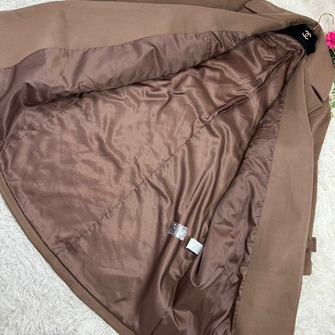 BEAMS(ビームス)のA405 ビームス メンズ ロングコート ベルト付き ブラウン M メンズのジャケット/アウター(その他)の商品写真