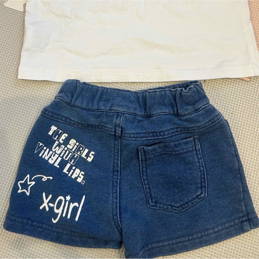 X-girl Stages(エックスガールステージス)の☆x-girl 7点set☆90cm キッズ/ベビー/マタニティのキッズ服女の子用(90cm~)(Tシャツ/カットソー)の商品写真