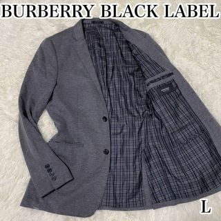バーバリーブラックレーベル(BURBERRY BLACK LABEL)のバーバリーブラックレーベル　テーラードジャケット　ノバチェック　アンコン　L(テーラードジャケット)