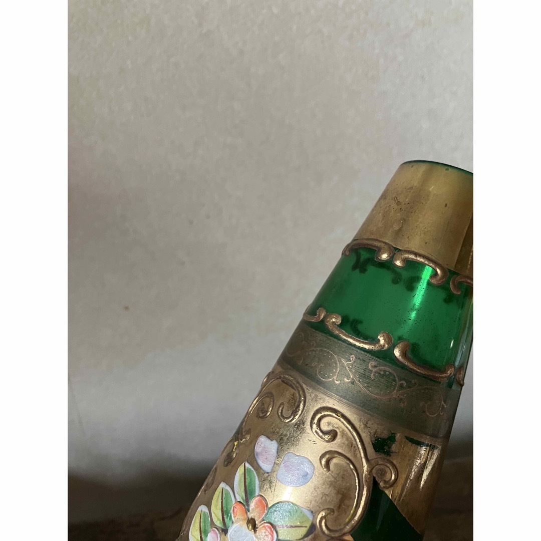 昭和レトロ当時物】昭和ガラス 一輪挿し 花瓶 フラワーベース 昭和レトロ当時物】昭和ガラス 一輪挿し 花瓶 フラワーベース