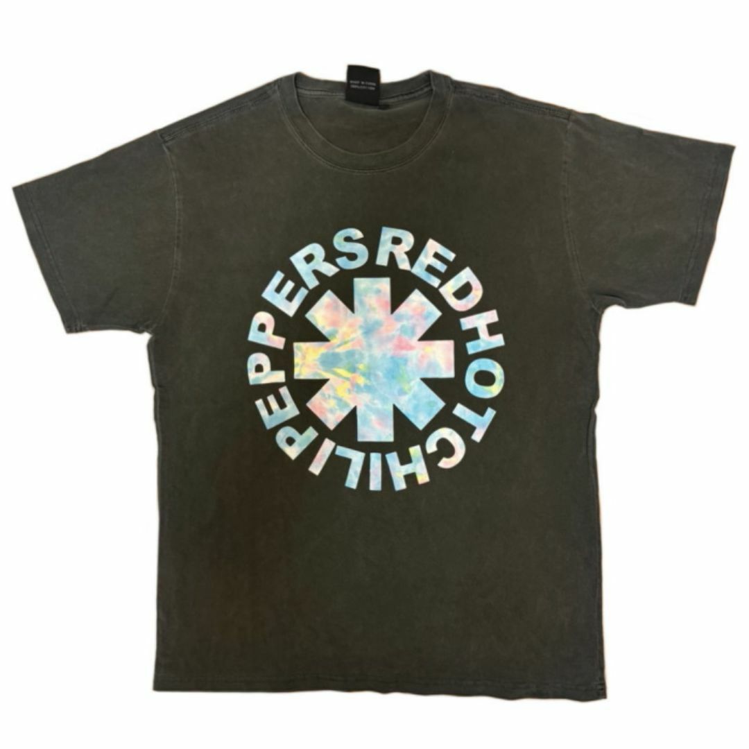 2024 RED HOT CHILIPEPPERS The Unlimited Love Tour Tie Dye Logo Black-Tシャツ L メンズのトップス(Tシャツ/カットソー(半袖/袖なし))の商品写真