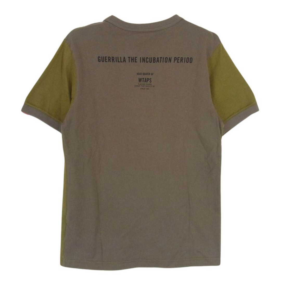 W)taps(ダブルタップス)のWTAPS ダブルタップス Ｔシャツ 142ATDT-CSM01S GIP-STORE 限定 RINGER SS TEE GIP ロゴ 半袖 Tシャツ グリーン系 1【中古】 メンズのトップス(シャツ)の商品写真