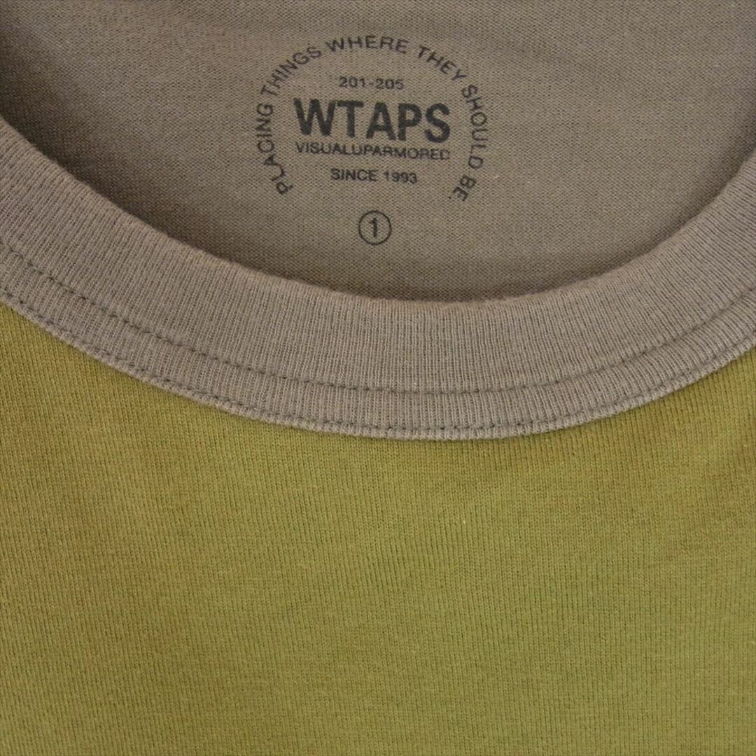 W)taps(ダブルタップス)のWTAPS ダブルタップス Ｔシャツ 142ATDT-CSM01S GIP-STORE 限定 RINGER SS TEE GIP ロゴ 半袖 Tシャツ グリーン系 1【中古】 メンズのトップス(シャツ)の商品写真