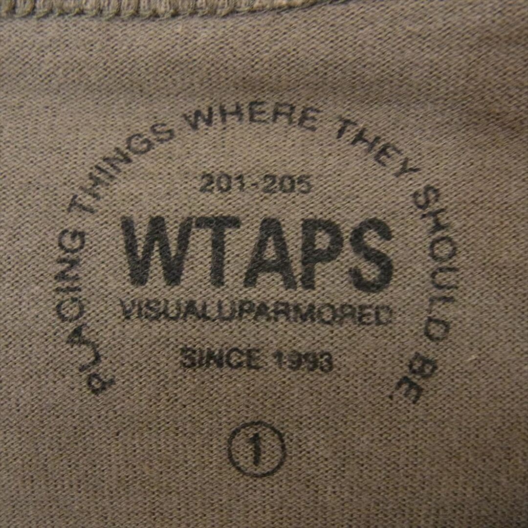 W)taps(ダブルタップス)のWTAPS ダブルタップス Ｔシャツ 142ATDT-CSM01S GIP-STORE 限定 RINGER SS TEE GIP ロゴ 半袖 Tシャツ グリーン系 1【中古】 メンズのトップス(シャツ)の商品写真