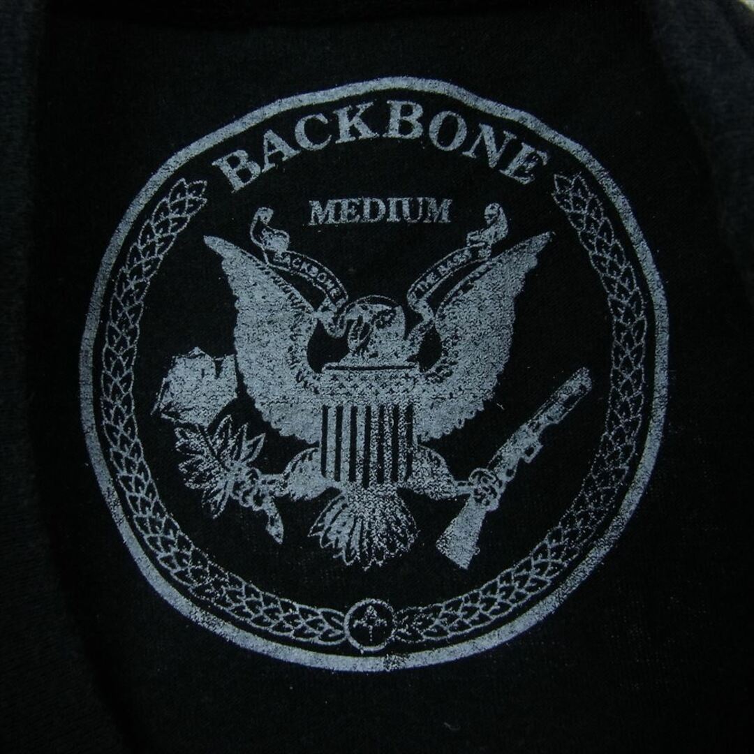 BACKBONE(バックボーン)のBACKBONE バックボーン BB11S-C40 THE BASIS ザベイシス ファイヤー ロゴ プリント 半袖 Tシャツ ブラック系 M【中古】 メンズのトップス(シャツ)の商品写真