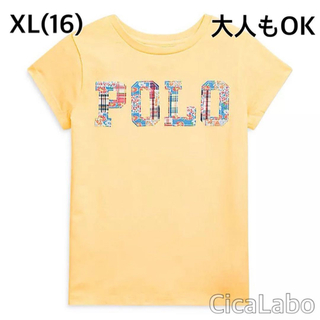 Ralph Lauren - 【新品】ラルフローレン POLOロゴ Tシャツ イエロー XL(16) 