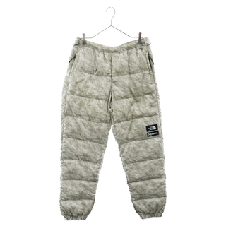 シュプリーム(Supreme)のSUPREME シュプリーム 19AW ×THE NORTH FACE Paper Print Nuptse Pant ND91805I ノースフェイス ペーパープリントヌプシダウンパンツ グレー(その他)