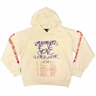2024 RED HOT CHILIPEPPERS The Unlimited Love Tour Love Juice 2024 Buttercream Hoodie S(パーカー)