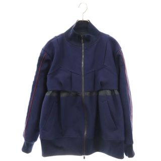 サカイ(sacai)のSacai サカイ 22AW TECHNICAL JERSEY ZIP UP BLOUSON テクニカルジャージージップアップブルゾン ネイビー レディース 22-06182(ブルゾン)