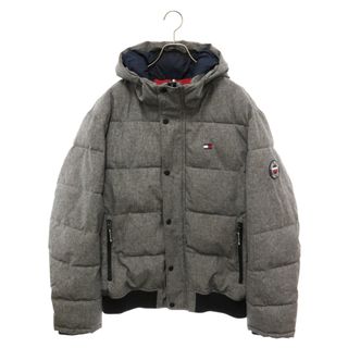 トミーヒルフィガー(TOMMY HILFIGER)のTOMMY HILFIGER トミーヒルフィガー USAモデル スノーケル フーディー パファー 中綿 ジャケット グレー 159AP863(ダウンジャケット)