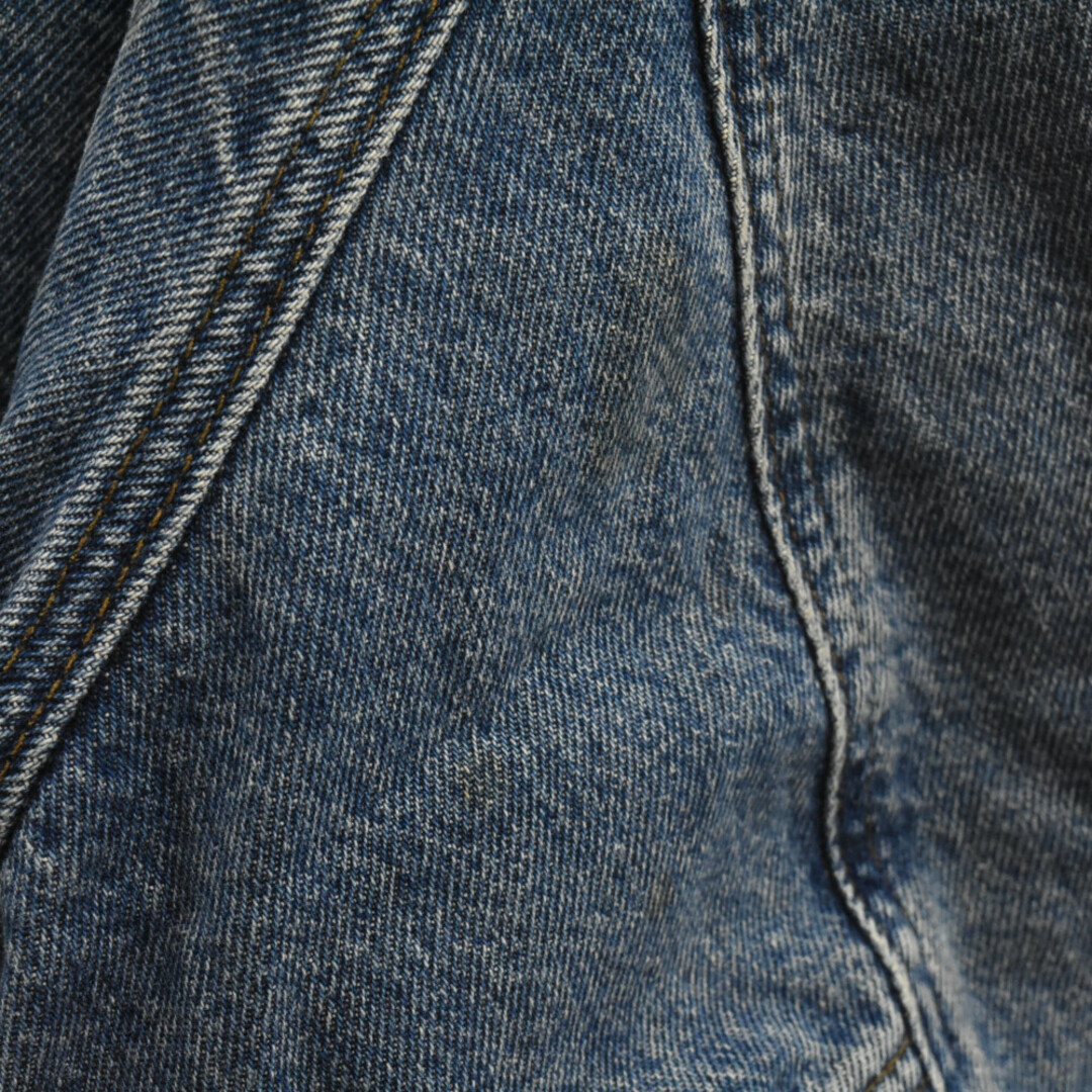 VINTAGE ヴィンテージ 90S BIKER BLUES デニム ダブルライダースジャケット インディゴ メンズのジャケット/アウター(ライダースジャケット)の商品写真