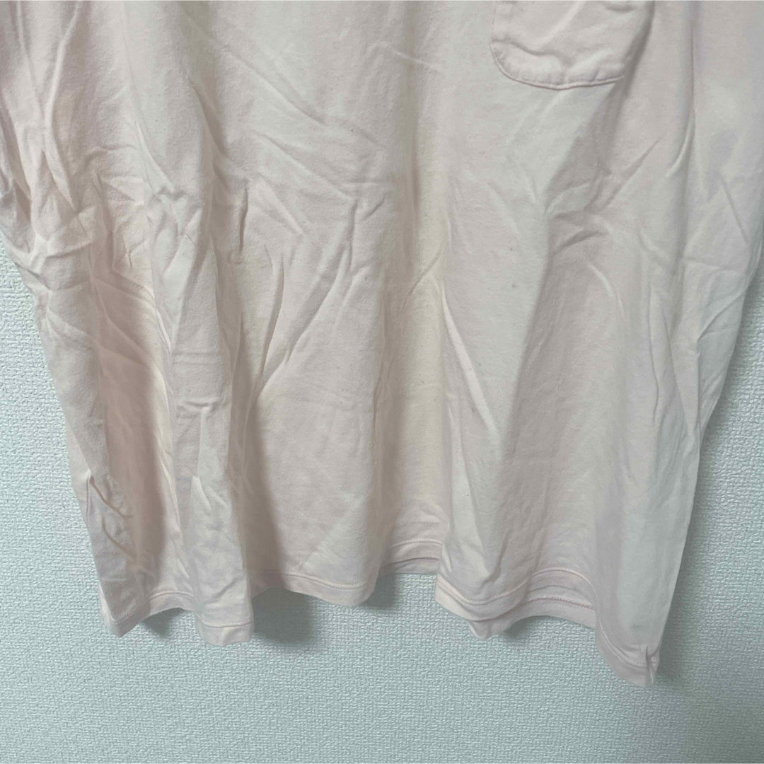 UNIQLO(ユニクロ)の【UNIQLO】ユニクロ　シャツ　ピンク　XL メンズのトップス(Tシャツ/カットソー(半袖/袖なし))の商品写真