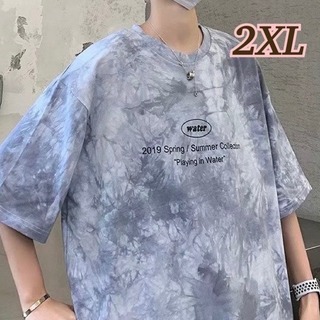 【2XL】ダイタイ柄　メンズ　大きいサイズ　Ｔシャツ　半袖　ゆったり　夏　通学(Tシャツ(半袖/袖なし))