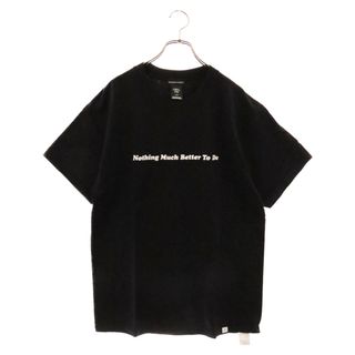 Do Nothing Congress ドゥー ナッシング コングレス Nothing Much Better To do Tee ナッシングマッチベタートゥドゥ 半袖Tシャツ ブラック PCM-11180-C(Tシャツ/カットソー(半袖/袖なし))