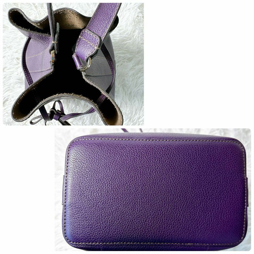Furla(フルラ)のPANDA様専用フルラ ステイシー 2way ショルダーバッグ 紫色 バケツ型  レディースのバッグ(ショルダーバッグ)の商品写真
