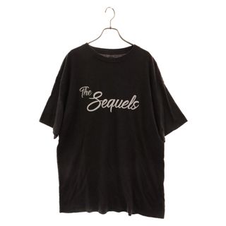 SEQUEL シークエル ロゴ プリント 半袖カットソー Tシャツ チャコールグレー(Tシャツ/カットソー(半袖/袖なし))