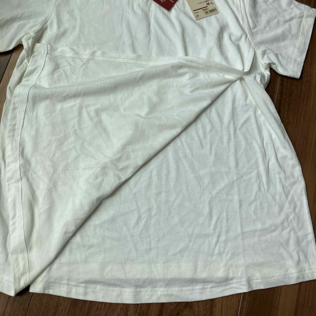 MUJI (無印良品)(ムジルシリョウヒン)の新品タグ付き　無印　マタニティ　Tシャツ レディースのトップス(Tシャツ(半袖/袖なし))の商品写真