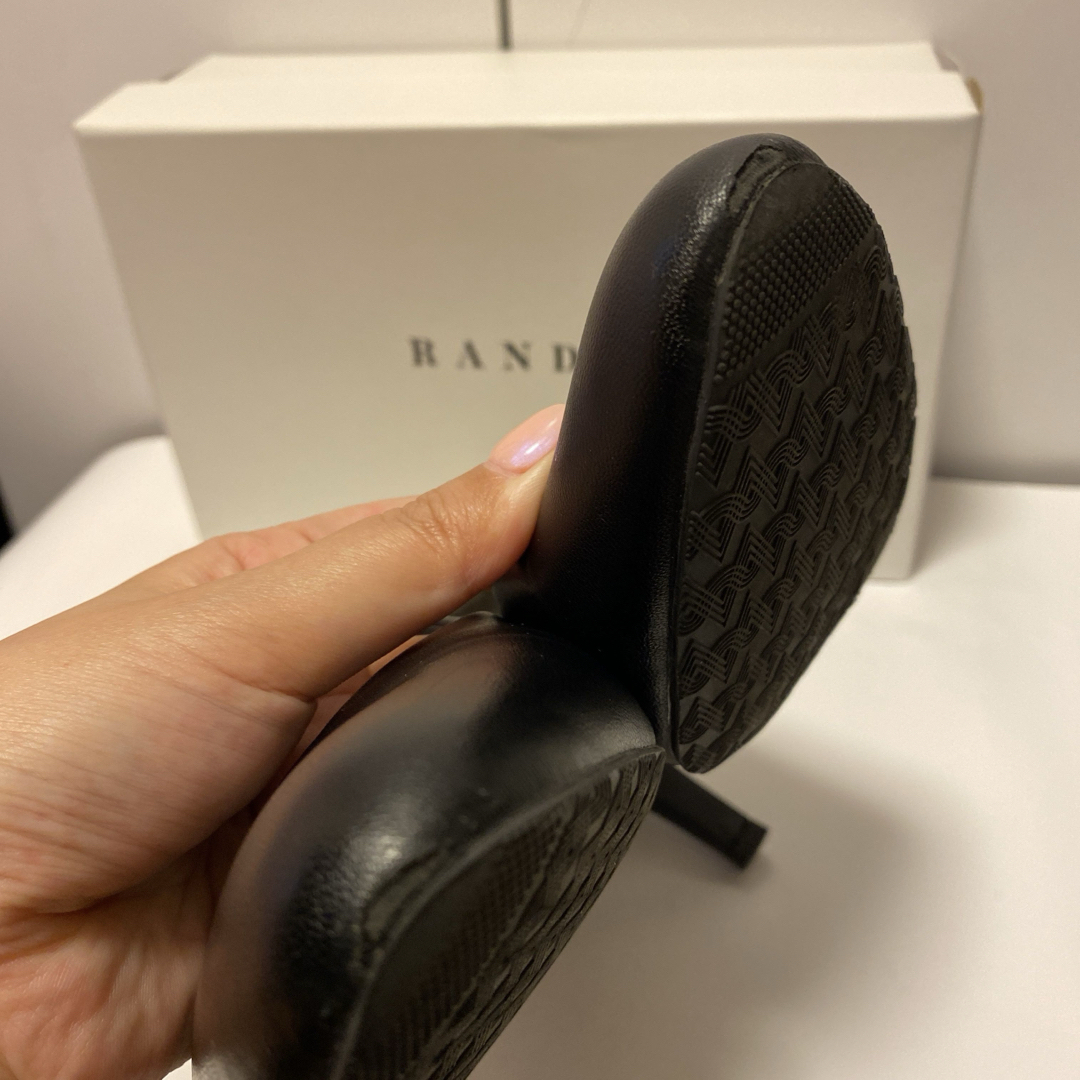 RANDA(ランダ)のRANDA ランダ　ストレスフリー 走れる美脚パンプス　ブラック　24.5 箱付 レディースの靴/シューズ(ハイヒール/パンプス)の商品写真