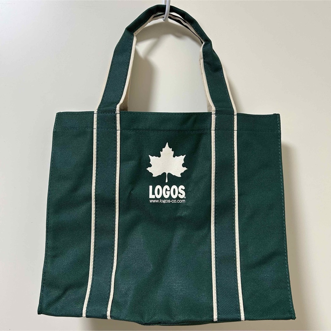 LOGOS(ロゴス)のLOGOS　ロゴス　トートバッグ　グリーン　アウトドア　キャンプ　未使用 レディースのバッグ(トートバッグ)の商品写真