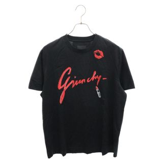 ジバンシィ(GIVENCHY)のGIVENCHY ジバンシィ フロント ロゴプリント Tシャツ BW707Z3YDD ブラック 半袖Tシャツ(Tシャツ/カットソー(半袖/袖なし))