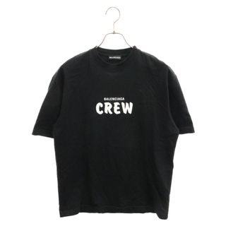 バレンシアガ(Balenciaga)のBALENCIAGA バレンシアガ 20SS Crew Logo Tee クルーロゴTシャツ 612966 TIV24 ブラック 半袖Tシャツ(Tシャツ/カットソー(半袖/袖なし))