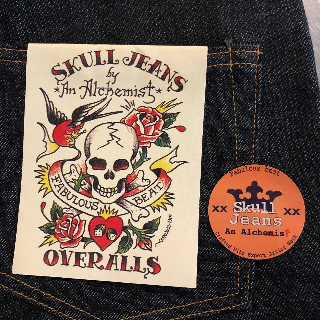 SKULL JEANS - 新品 スカルジーンズ Skull Jeans 5508XX W34ノン SKULL JEANS - 新品 スカルジーンズ Skull Jeans 5508XX W34ノン
