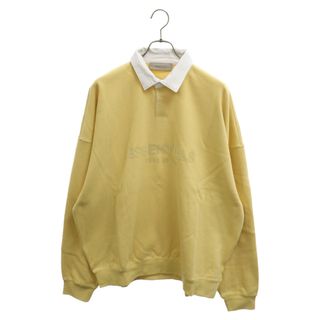 FOG Essentials エフオージー エッセンシャルズ 23SS Waffle Henley Rugby ワッフル ヘンリー ラグビーシャツ 長袖ポロシャツ イエロー(ポロシャツ)