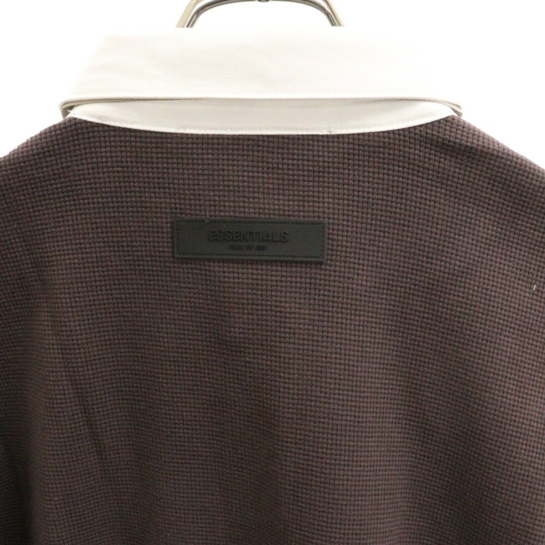 FOG Essentials エフオージー エッセンシャルズ 23SS Waffle Henley Rugby ワッフル ヘンリー ラグビーシャツ 長袖ポロシャツ パープル メンズのトップス(ポロシャツ)の商品写真