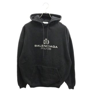 バレンシアガ(Balenciaga)のBALENCIAGA バレンシアガ 19SS BBロゴ プルオーバーパーカー フーディ スウェット 578135 TGV70 ブラック(パーカー)